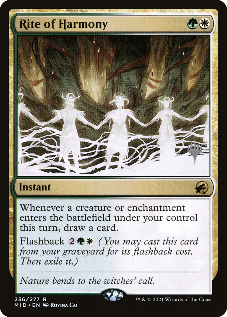 Rite of Harmony (PPMID-236P) - Innistrad: Midnight Hunt Promos (Promo Pack)