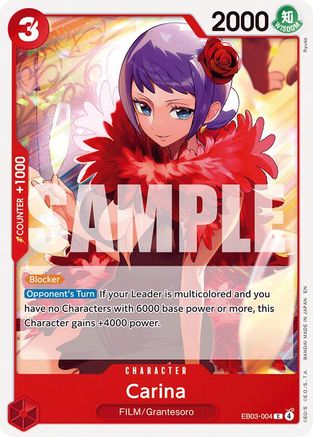 (EB03-004) Carina - Extra Booster: One Piece Heroines Edition - Normal