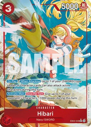 (EB03-008) Hibari (Alternate Art) - Extra Booster: One Piece Heroines Edition - Foil