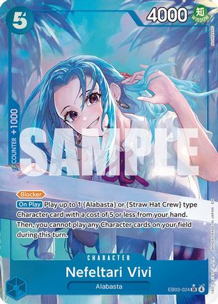 (EB03-024) Nefeltari Vivi (024) (Alternate Art) - Extra Booster: One Piece Heroines Edition - Foil