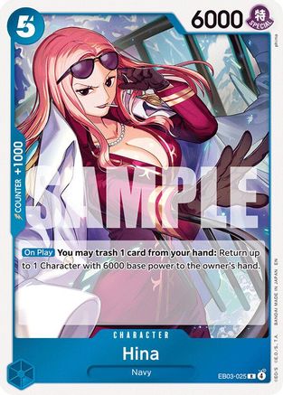 (EB03-025) Hina - Extra Booster: One Piece Heroines Edition - Foil