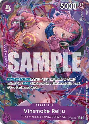 (EB03-031) Vinsmoke Reiju (Alternate Art) - Extra Booster: One Piece Heroines Edition - Foil