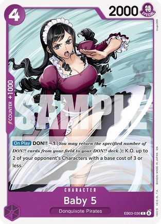 (EB03-036) Baby 5 - Extra Booster: One Piece Heroines Edition - Normal