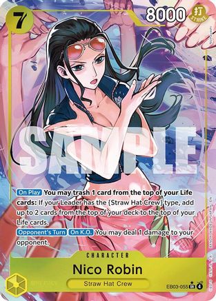(EB03-055) Nico Robin (055) (Alternate Art) - Extra Booster: One Piece Heroines Edition - Foil