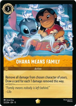 (032/204) Ohana Means Family - Winterspell Cold Foil