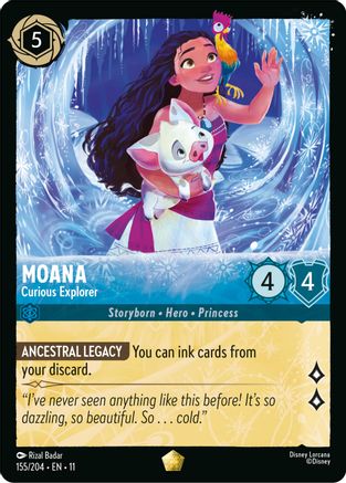 (155/204) Moana - Curious Explorer - Winterspell Normal