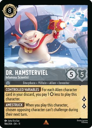 (186/204) Dr. Hamsterviel - Infamous Scientist - Winterspell Cold Foil