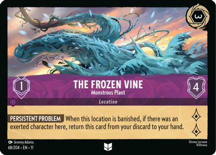 (068/204) The Frozen Vine - Monstrous Plant - Winterspell Cold Foil