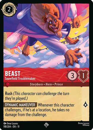 (118/204) Beast - Snowfield Troublemaker - Winterspell Normal