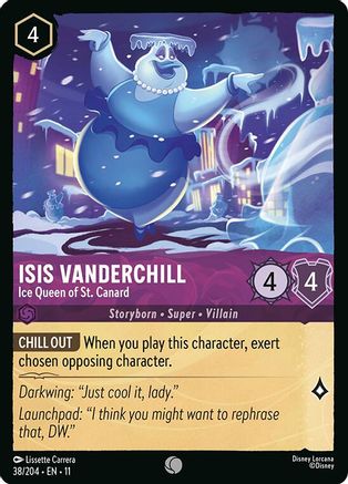 (038/204) Isis Vanderchill - Ice Queen of St. Canard - Winterspell Normal