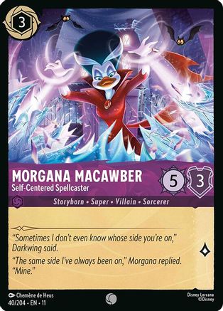 (040/204) Morgana Macawber - Self-Centered Spellcaster - Winterspell Normal