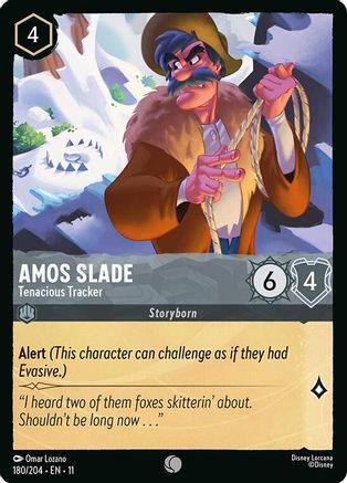 (180/204) Amos Slade - Tenacious Tracker - Winterspell Normal
