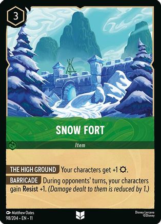 (098/204) Snow Fort - Winterspell Cold Foil
