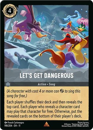 (198/204) Let's Get Dangerous - Winterspell Cold Foil