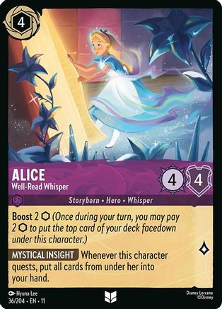 (036/204) Alice - Well-Read Whisper - Winterspell Normal