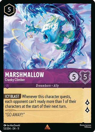(053/204) Marshmallow - Cranky Climber - Winterspell Normal