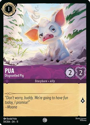 (059/204) Pua - Disgruntled Pig - Winterspell Cold Foil