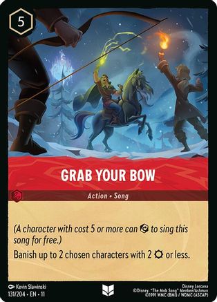 (131/204) Grab Your Bow - Winterspell Cold Foil