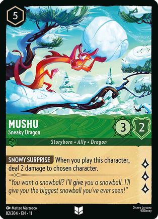 (082/204) Mushu - Sneaky Dragon - Winterspell Normal