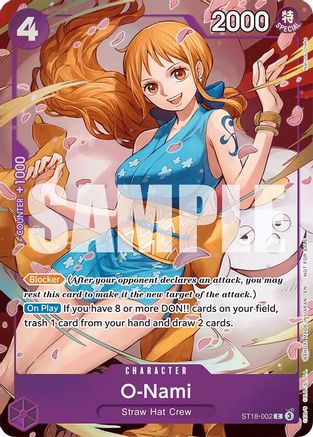 (ST18-002) O-Nami - ST18-002 - Extra Booster: One Piece Heroines Edition Foil
