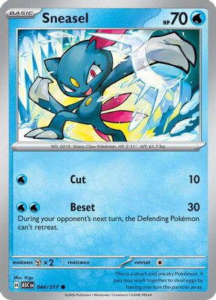 Sneasel (44) - ME Ascended Heroes - Common