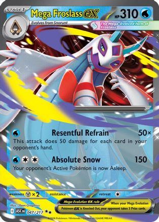 Mega Froslass ex (47/217) - ME Ascended Heroes Holofoil - Double Rare