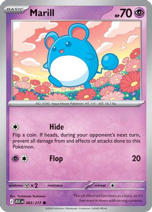 Marill (83/217) - ME Ascended Heroes Reverse Holofoil - Common