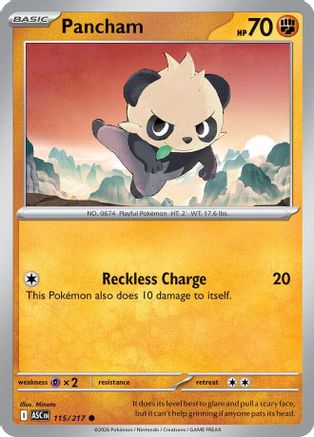Pancham (115) - ME Ascended Heroes - Common