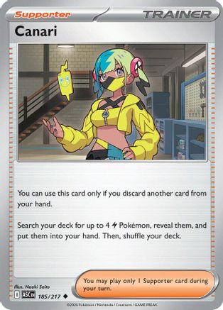 Canari (185/217) - ME Ascended Heroes - Uncommon