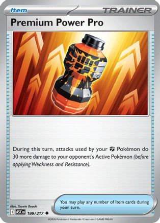 Premium Power Pro (199) - ME Ascended Heroes Reverse Holofoil - Uncommon