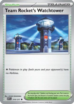 Team Rocket's Watchtower (210) - ME Ascended Heroes - Uncommon