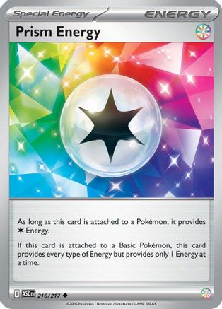 Prism Energy (216) - ME Ascended Heroes Reverse Holofoil - Uncommon
