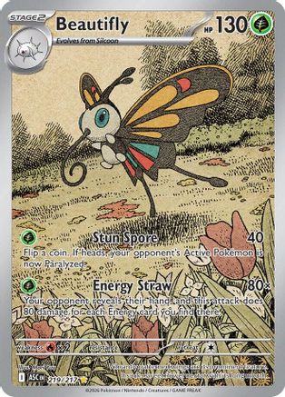 Beautifly (219/217) - ME Ascended Heroes Holofoil - Illustration Rare