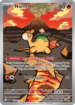 Numel (223/217) - ME Ascended Heroes Holofoil - Illustration Rare