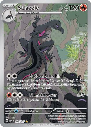 Salazzle (224/217) - ME Ascended Heroes Holofoil - Illustration Rare