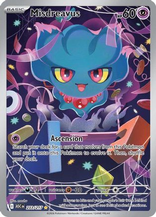 Misdreavus (233/217) - ME Ascended Heroes Holofoil - Illustration Rare