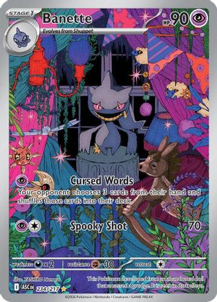 Banette (234/217) - ME Ascended Heroes Holofoil - Illustration Rare