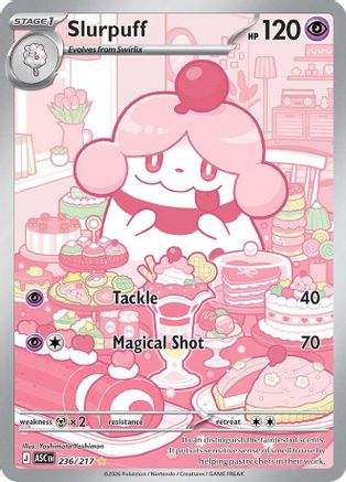 Slurpuff (236/217) - ME Ascended Heroes Holofoil - Illustration Rare