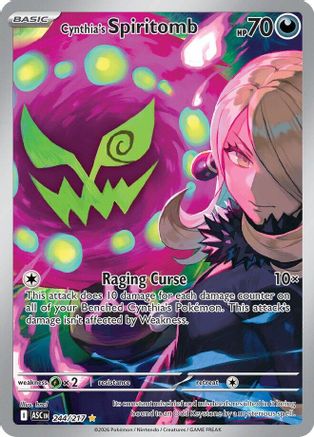 Cynthia's Spiritomb (244/217) - ME Ascended Heroes Holofoil - Illustration Rare