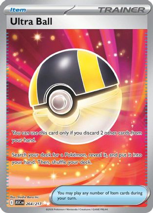 Ultra Ball (264/217) - ME Ascended Heroes Holofoil - Ultra Rare