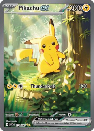 Pikachu ex (276/217) - ME Ascended Heroes Holofoil - Special Illustration Rare