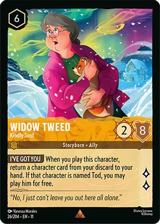 (026/204) Widow Tweed - Kindly Soul - Winterspell Cold Foil