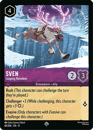 (060/204) Sven - Leaping Reindeer - Winterspell Cold Foil