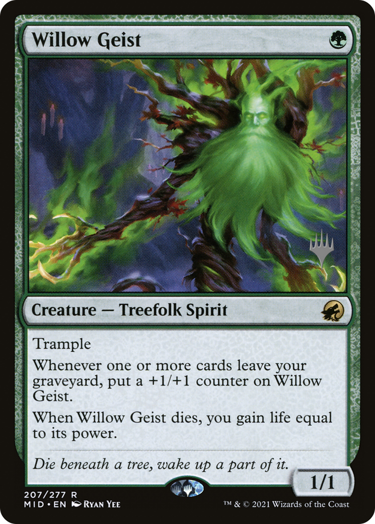 Willow Geist (PPMID-207P) - Innistrad: Midnight Hunt Promos (Promo Pack)
