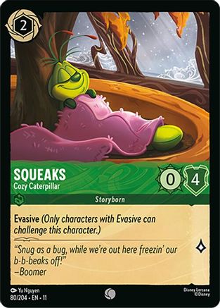 (080/204) Squeaks - Cozy Caterpillar - Winterspell Normal