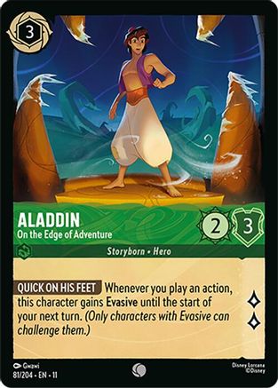(081/204) Aladdin - On the Edge of Adventure - Winterspell Normal