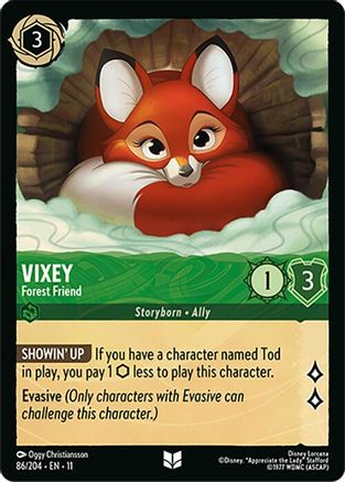 (086/204) Vixey - Forest Friend - Winterspell Normal
