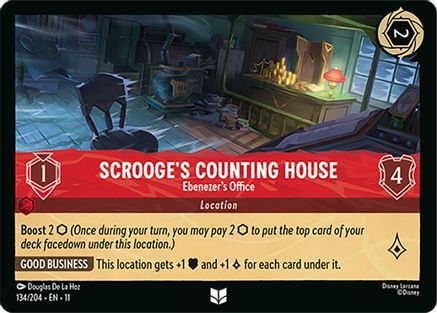 (134/204) Scrooge's Counting House - Ebenezer's Office - Winterspell Cold Foil