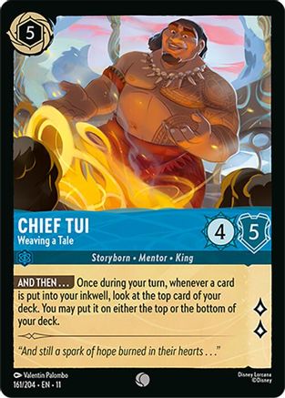 (161/204) Chief Tui - Weaving a Tale - Winterspell Cold Foil