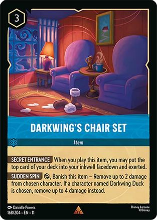 (168/204) Darkwing's Chair Set - Winterspell Cold Foil